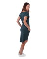 fľaškovozelené dámske šaty s vreckami Zoe Jožánek, oversized, voľné, po kolená