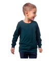 fľaškovozelené detské bavlnené tričko Jožánek s dlhým rukávom, elastické