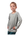 olivové detské tričko s dlhým rukávom Jožánek, bavlnené, pružné, bez potlače