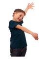 fľaškovozelené detské tričko s krátkym rukávom Jožánek, jednofarebné, na potlač
