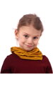 horčicový detský nákrčník, tunel Jožánek, bavlnený, pružný, jednofarebný