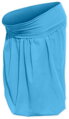 bavlnená tyrkysová tehotenská sukňa Sabina Jožánek, elastická, jednofarebná