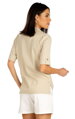 košeľová dámska blúzka s krátkym rukávom 5D034 Litex zo zadu