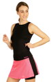 športová dámska sukňa so všitými kraťasmi 5D193 Litex, ružová, čierna