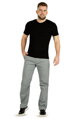 sivé pánske športové nohavice s vreckami 5D276 Litex, jednofarebné