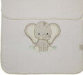 hnedá detská deka Slon 2035 Richelieu s obrázkom sloníka