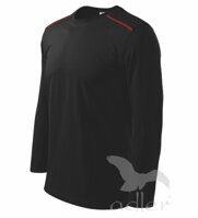 pánske čierne tričko s dlhým rukávom Adler 112