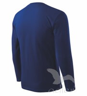 pánske tričko modré Adler 112 s dlhým rukávom zo zadu