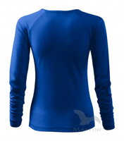 dámske modré tričko s dlhým rukávom Elegance 127 Adler Malfini zo zadu