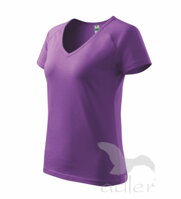 fialové dámske tričko Adler Dream 128  s krátkym rukávom z boku