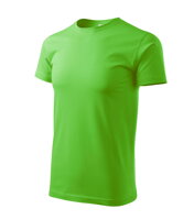 apple green pánske tričko Basic 129 Malfini bavlnené s krátkym rukávom