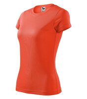 neónovo oranžové dámske tričko s krátkym rukávom Fantasy 140 Adler Malfini z boku