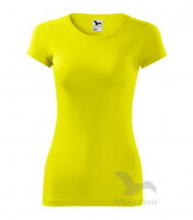 citrónové dámske tričko Glance 141 Adler s krátkym rukávom