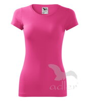 purpurové dámske tričko s krátkym rukávom Glance Adler 141, jednofarebné, elastické