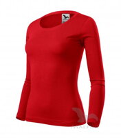 červené dámske tričko s dlhým rukávom FIT-T 169 Adler Malfini