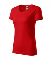 červené dámske tričko z bio bavlny Native 174 Malfini Adler, s krátkym rukávom