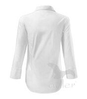 biela blúzka - košeľa Style 218 Adler zo zadu bavlnená