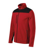 červená pánska fleecova bunda Effect 530 Rimeck Malfini na zips