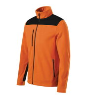 oranžová pánska bunda fleecova Effcet 530 Rimeck Malfini s vreckami