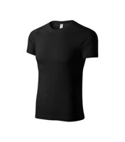 čierne detské tričko Piccolio P72 Malfini s krátkym rukávom, bavlnené