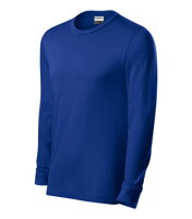 kráľovské modré pánske tričko s dlhým rukávom R05 Rimeck Malfini, bavlnené