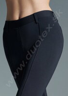detail dámskych luxusných čiernych legín Spodnie-black Gatta