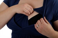 detail tehotenského trička Anička Jožánek s krátkym rukávom, na dojčenie