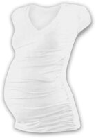 smotanové tehotenské tričko s mini rukávom Vanda Jožánek elastické