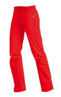 športové červené dámske nohavice Litex 99570 bedrové s vreckami