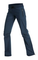 športové tmavomodré bedrové dámske nohavice Litex 99570 s vreckami