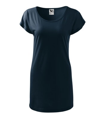 Malfini dámske šaty / tričko s krátkym rukávom LOVE V123 tmavomodré