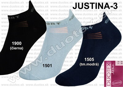 Doutex dámske členkové ponožky Justina-3