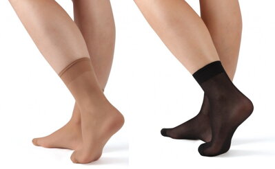 Evona dámske jemné antibakteriálne ponožky Polona