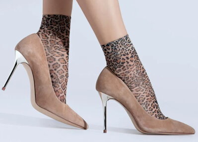 Knittex dámske jemné ponožky so vzorom Wild20