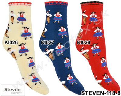 Steven dámske folklórne ponožky 118D-026