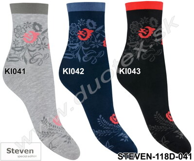 Steven ponožky so vzorom 118D-041