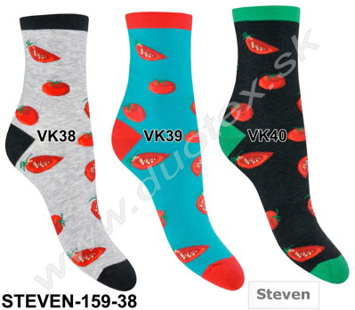 Steven dámske ponožky so vzorom 159-38