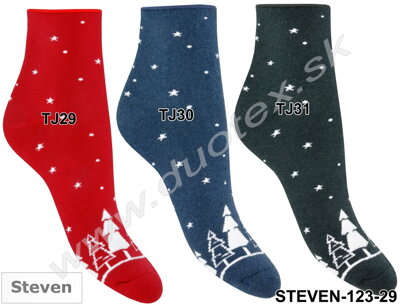 Steven vianočné froté ponožky 123-29