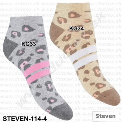 Steven dámske vzorované ponožky 114-4