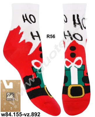 Wola dámske vianočné ponožky w84.155-vz.892