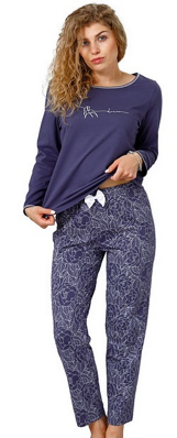 M-Max dámske pyžamo s dlhým rukávom Celine952