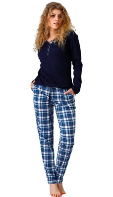 M-Max dámske pyžamo s dlhým rukávom Dajen1117