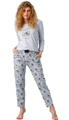 M-Max dámske pyžamo s dlhým rukávom Miriam1096