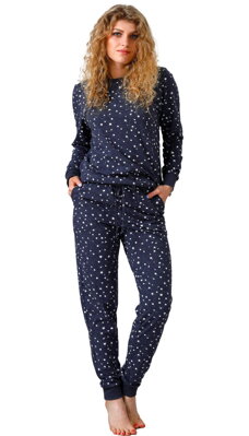 M-Max dámske pyžamo s dlhým rukávom Salima1093