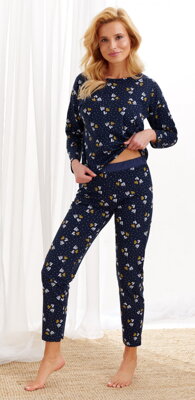 Taro dámske vianočné pyžamo s dlhým rukávom Jurata1196-00  