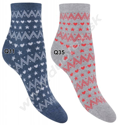 Wola dámske ponožky so zimným vzorom w84.155-vz.951