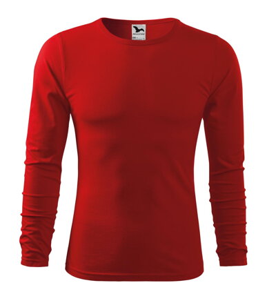 Malfini pánske tričko s dlhým rukávom FIT-T V119 červené