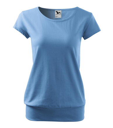 Malfini dámske tričko s krátkym rukávom CITY V120 nebesky modré