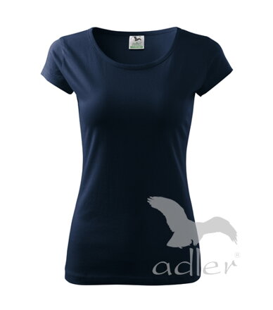 dámske tmavomodré tričko Adler Pure 122 s krátkym rukávom
