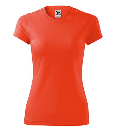Adler dámske tričko s krátkym rukávom FANTASY V140 neonové oranžové